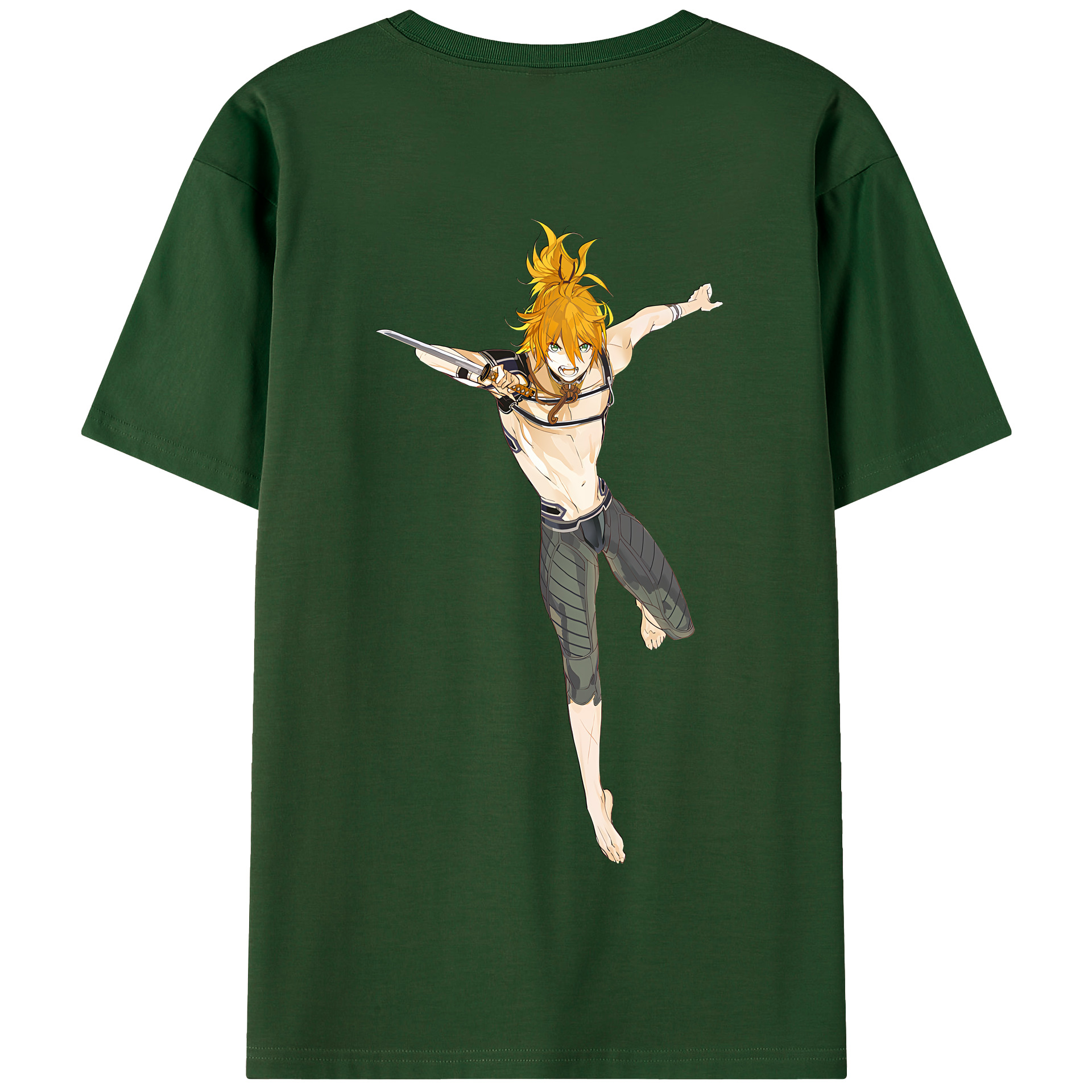 （画像用） 刀剣乱舞 Touken Ranbu 綿100％半袖Tシャツ（背面プリント）
